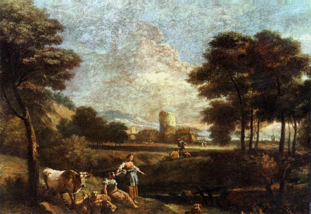 Paesaggio con pastori e pescatori - Museo civico, Bassano del Grappa